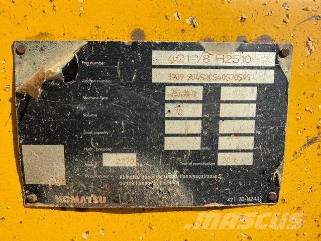 Komatsu WA 470-7, Schaufel 4,7m³, ZSA, Klima, Kamera Cargadoras sobre ruedas
