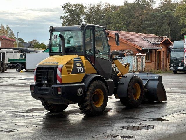 Komatsu WA70-6 Radlader inkl. Gabel Schaufel 2013 45kW Pale gommate