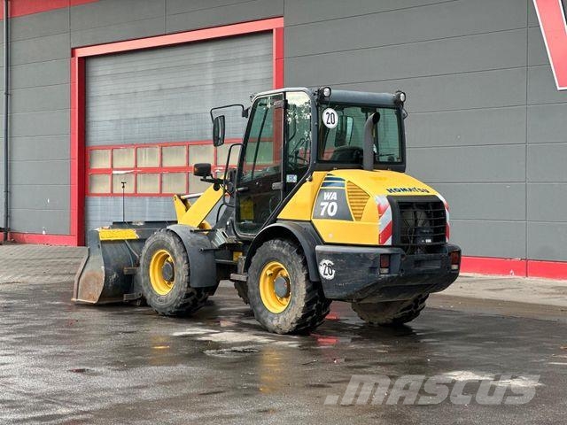 Komatsu WA70-6 Radlader inkl. Gabel Schaufel 2013 45kW Pale gommate