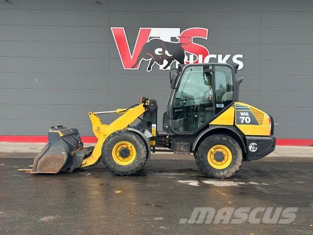 Komatsu WA70-6 Radlader inkl. Gabel Schaufel 2013 45kW Pale gommate