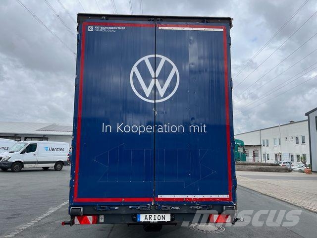 Kotschenreuther SPM 220 Pritsche+Plane/LANG-LKW/Hubdach/19400kg نصف مقطورات بباب جانبي