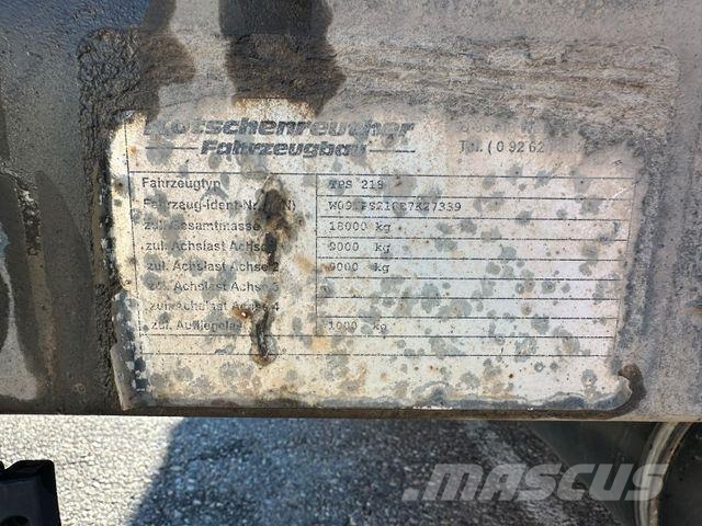 Kotschenreuther TPS218 9 METER AUFBAU LÄNGE 3,10 INNENHÖHE Curtainsideranhänger