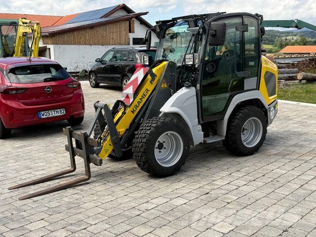 Kramer 5035 mit Breitreifen u. Niedrigkabine 2,02m Cargadoras sobre ruedas