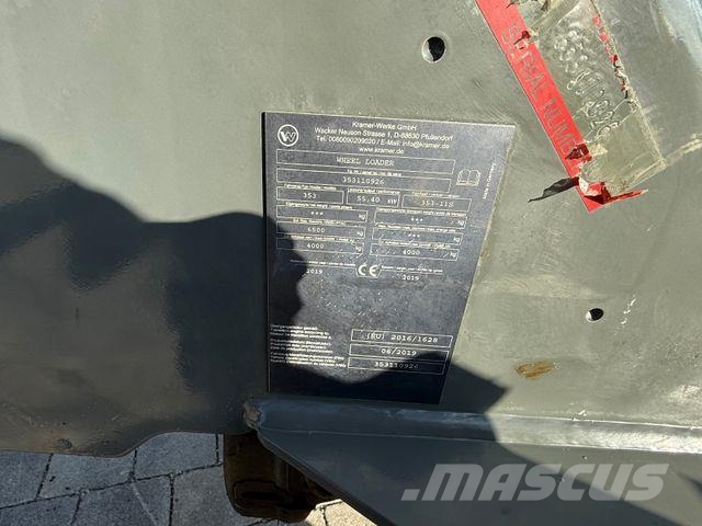Kramer 5085 mit Schaufel und Gabel Iekrāvēji uz riteņiem
