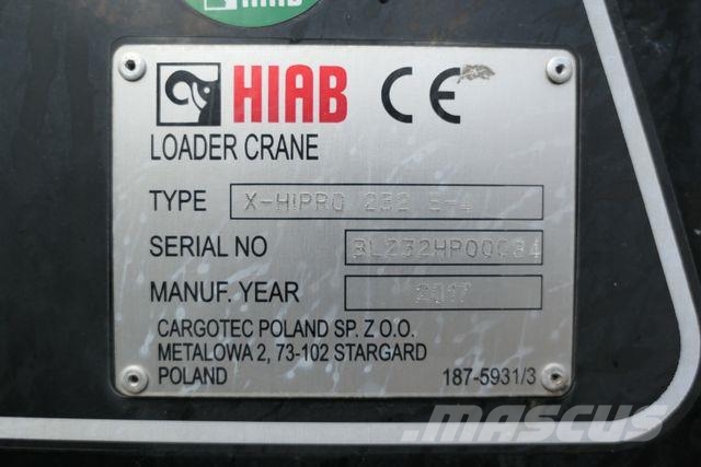 Kran, Hiab X-HIPRO 232 E-4, 12,8m, 5.800kg, Muut kuorma-autot