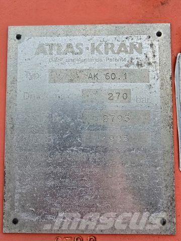 Kran Ladekran Atlas 60.1 - 6,5 / A2 Abrollcontai Φορτηγά ανατροπή με γάντζο