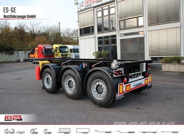 Krone 3-Achs-Containerchassis 20' Semirremolques de carga baja