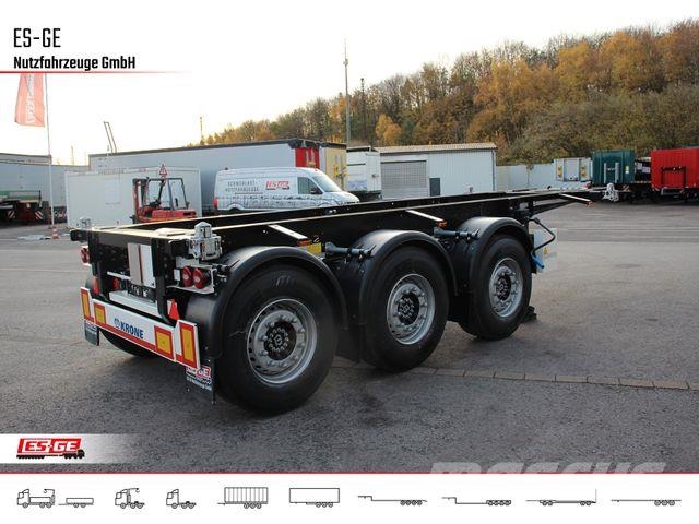 Krone 3-Achs-Containerchassis 20' Semirremolques de carga baja