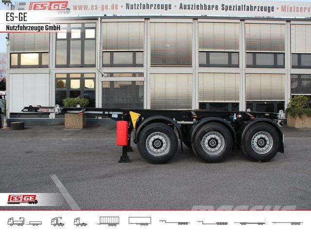 Krone 3-Achs-Containerchassis 20' Semirremolques de carga baja