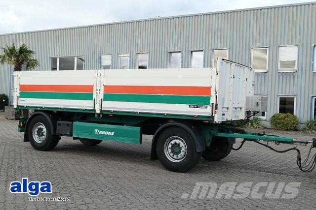 Krone AZ 18K, Baustoff, Alu-Bordwände, 1m, Luftfede. Pick up/Prelata