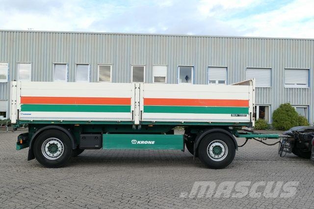Krone AZ 18K, Baustoff, Alu-Bordwände, 1m, Luftfede. Pick up/Prelata
