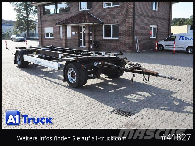 Krone AZW 18, Maxi, Jumbo, BDF 7,45, SAF Tüv 09-27 Växelflak-/Containersläp