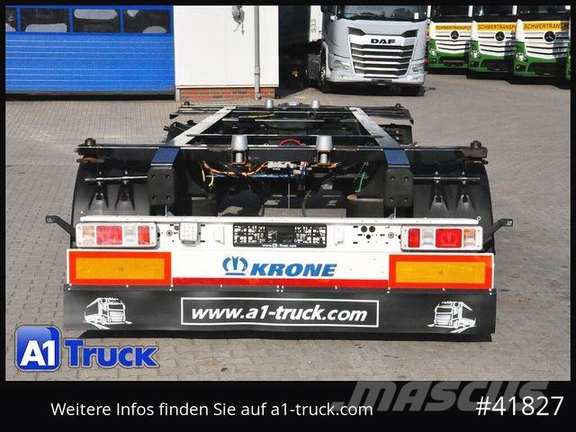 Krone AZW 18, Maxi, Jumbo, BDF 7,45, SAF Tüv 09-27 Växelflak-/Containersläp