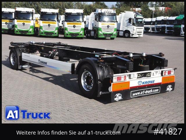 Krone AZW 18, Maxi, Jumbo, BDF 7,45, SAF Tüv 09-27 Växelflak-/Containersläp