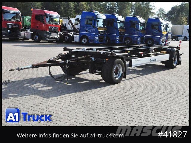 Krone AZW 18, Maxi, Jumbo, BDF 7,45, SAF Tüv 09-27 Växelflak-/Containersläp