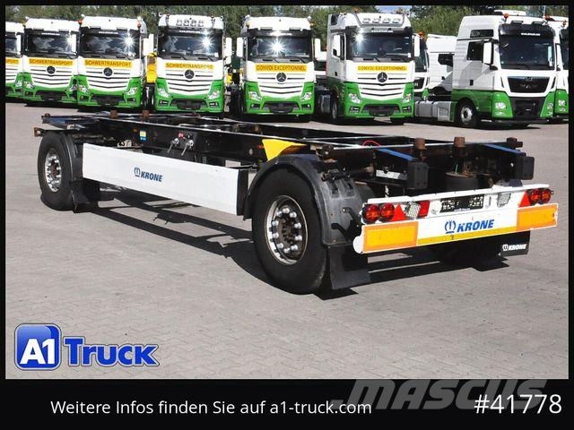 Krone AZW 18, Reifen 85%, TÜV 02/2027, Containeranhänger