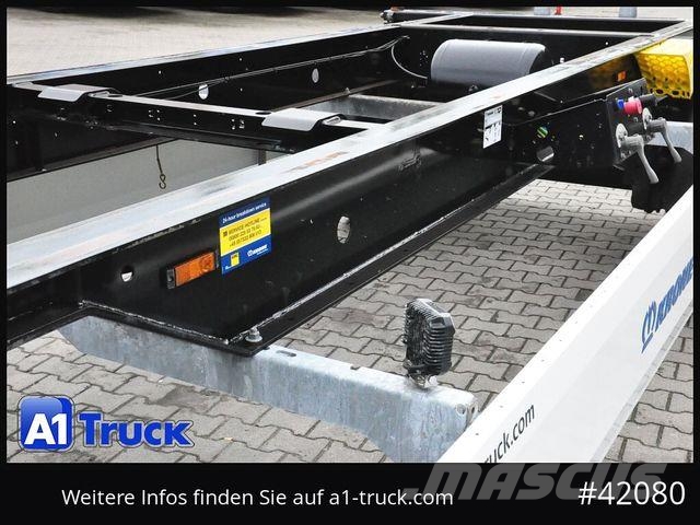 Krone AZW 18, Standard BDF Anhänger, guter Zustand Remolques portacontenedores