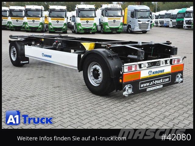 Krone AZW 18, Standard BDF Anhänger, guter Zustand Remolques portacontenedores