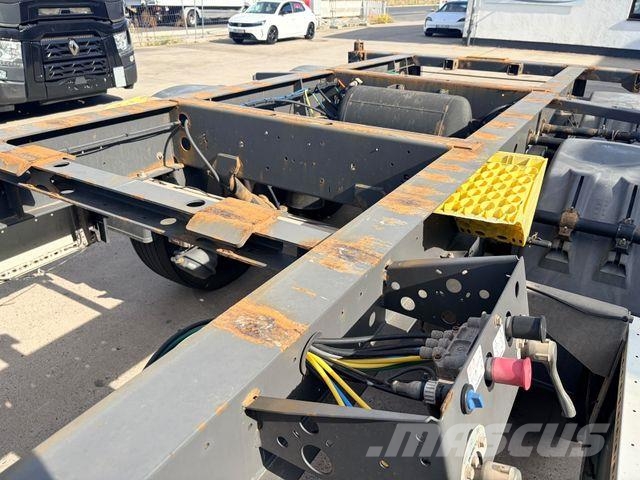 Krone BDF 3 ACHSEN / LIFTACHSE / ALCOA / 1. HD Reboques Porta Contentores
