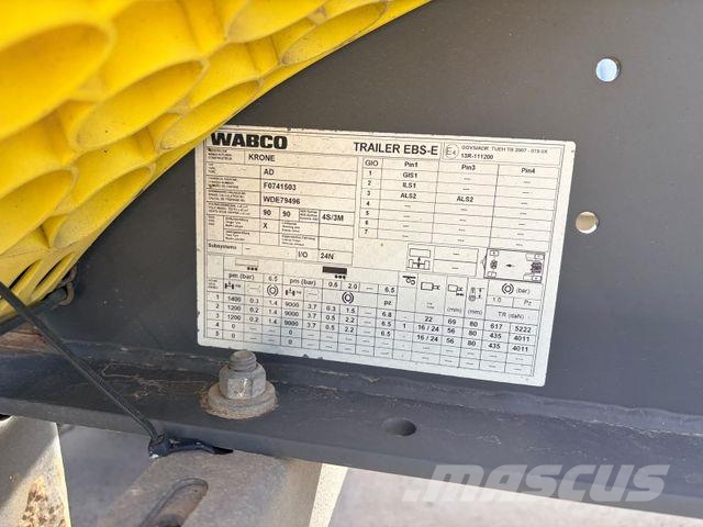 Krone BDF 3 ACHSEN / LIFTACHSE / ALCOA / 1. HD Reboques Porta Contentores