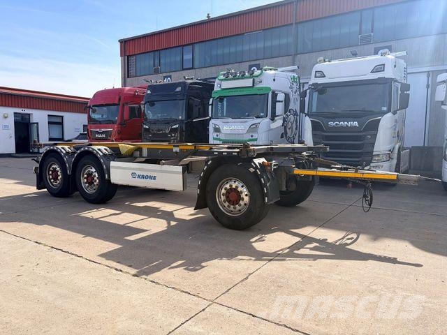 Krone BDF 3 ACHSEN / LIFTACHSE / ALCOA / 1. HD Reboques Porta Contentores