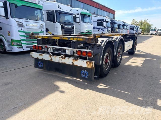 Krone BDF 3 ACHSEN / LIFTACHSE / ALCOA / 1. HD Reboques Porta Contentores