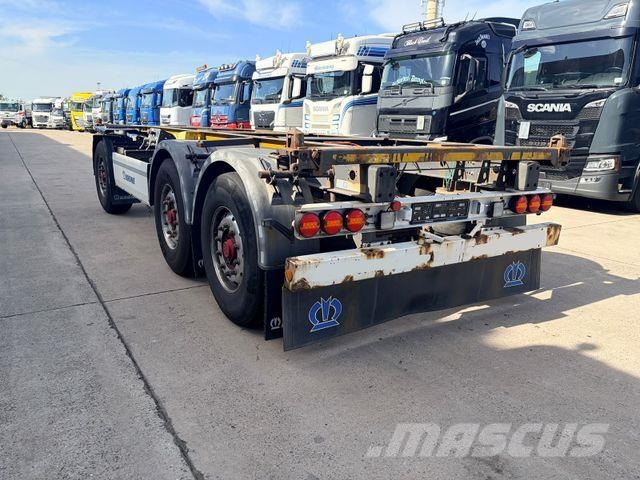 Krone BDF 3 ACHSEN / LIFTACHSE / ALCOA / 1. HD Reboques Porta Contentores
