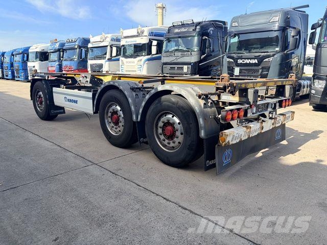 Krone BDF 3 ACHSEN / LIFTACHSE / ALCOA / 1. HD Reboques Porta Contentores