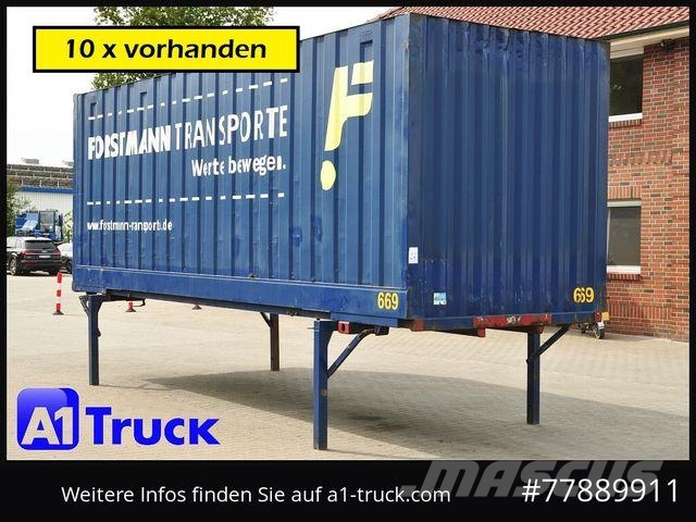 Krone BDF 7,82 Container, 2700mm Innenhöhe, Portaltür 平台