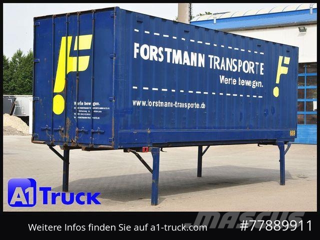 Krone BDF 7,82 Container, 2700mm Innenhöhe, Portaltür 平台