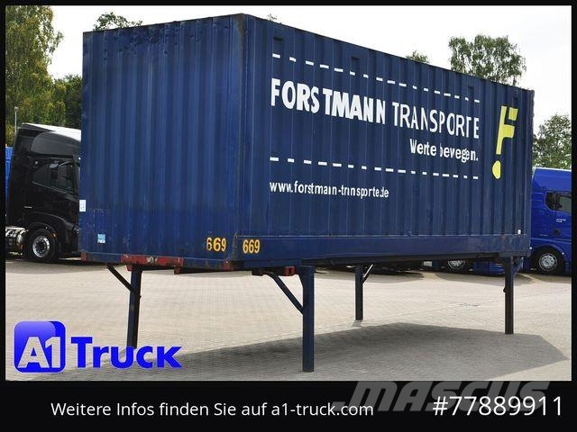 Krone BDF 7,82 Container, 2700mm Innenhöhe, Portaltür 平台