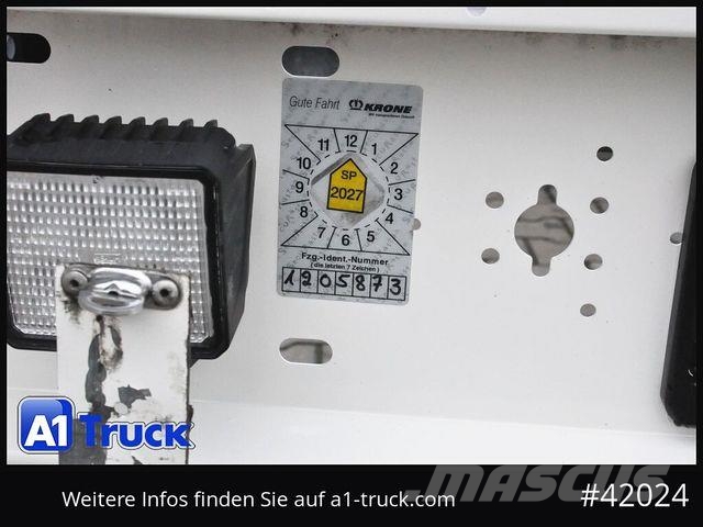 Krone BDF Tandem Anhänger, 1 Vorbesitzer, BPW Remorci cadru de containere