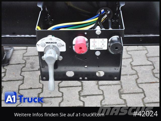Krone BDF Tandem Anhänger, 1 Vorbesitzer, BPW Remorci cadru de containere