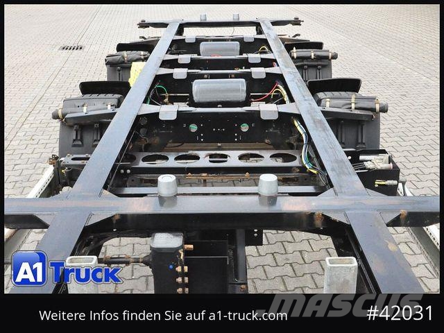 Krone BDF Tandem Anhänger, 1 Vorbesitzer, BPW Remorci cadru de containere