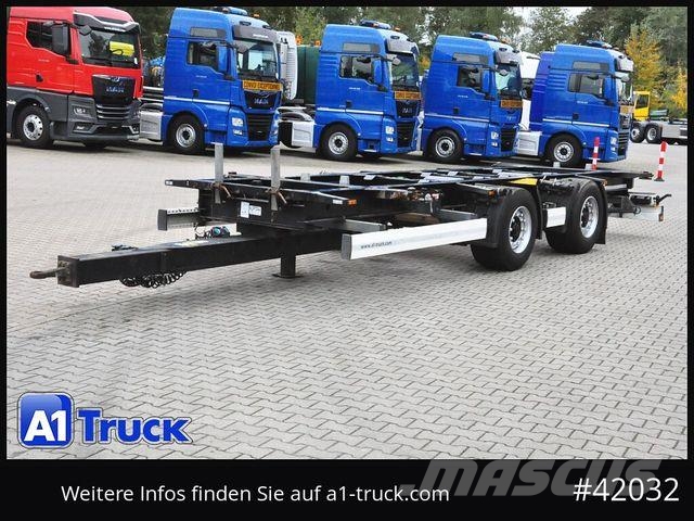 Krone BDF Tandem Anhänger, 1 Vorbesitzer, BPW Kontejnerske prikolice