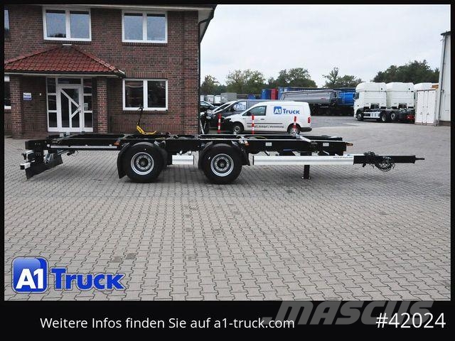 Krone BDF Tandem Anhänger, 1 Vorbesitzer, BPW Remorci cadru de containere