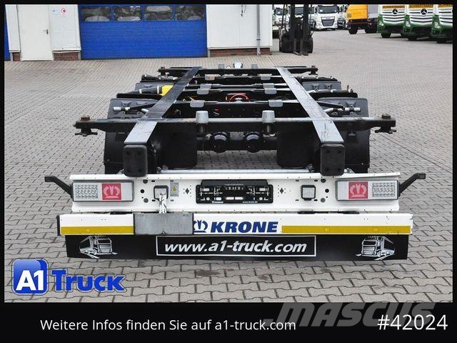 Krone BDF Tandem Anhänger, 1 Vorbesitzer, BPW Remorci cadru de containere
