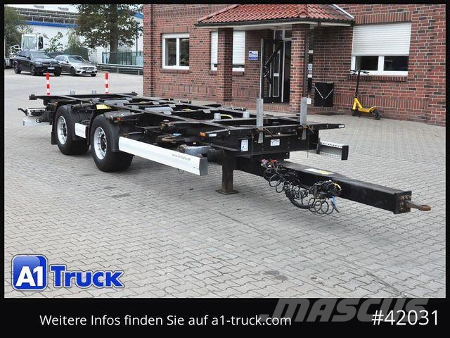 Krone BDF Tandem Anhänger, 1 Vorbesitzer, BPW Remorci cadru de containere