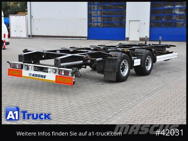 Krone BDF Tandem Anhänger, 1 Vorbesitzer, BPW Remorci cadru de containere