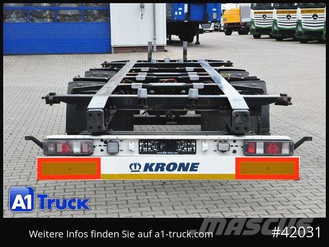 Krone BDF Tandem Anhänger, 1 Vorbesitzer, BPW Remorci cadru de containere