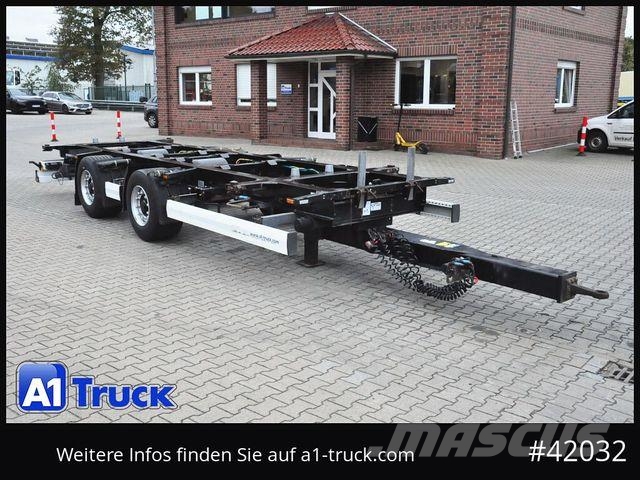 Krone BDF Tandem Anhänger, 1 Vorbesitzer, BPW Kontejnerske prikolice
