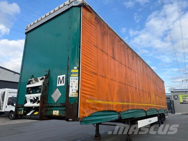 Krone DA06CLNF Prtische+Plane/MEGA/EDSCHA/13.6m/BPW Poluprikolice sa ciradom