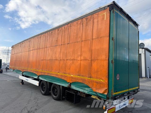 Krone DA06CLNF Prtische+Plane/MEGA/EDSCHA/13.6m/BPW Poluprikolice sa ciradom