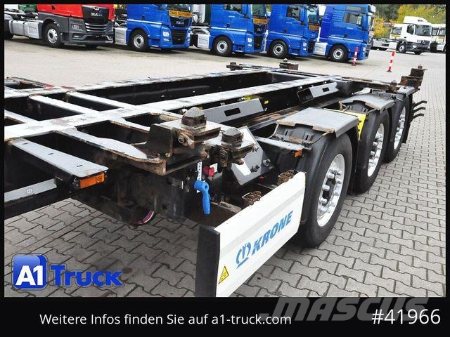 Krone eLTU6, Schlitten, Front und Heckausschub, Lift, Nizko noseče polprikolice