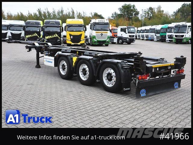 Krone eLTU6, Schlitten, Front und Heckausschub, Lift, Nizko noseče polprikolice