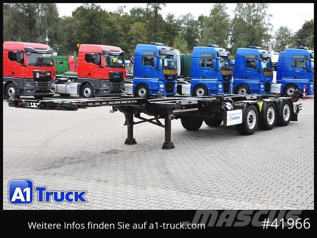 Krone eLTU6, Schlitten, Front und Heckausschub, Lift, Nizko noseče polprikolice