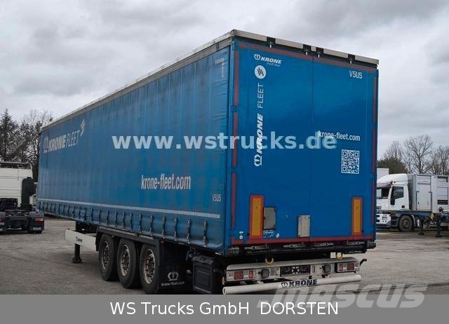 Krone SD 27 Planauflieger mit Edscha | ABS, EBS, XL Naczepy firanki