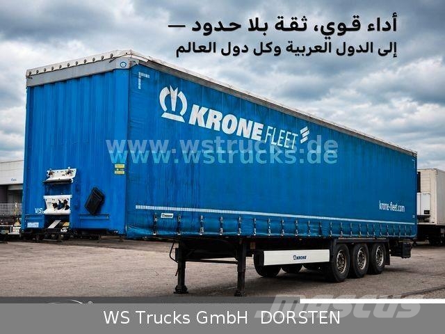 Krone SD 27 Planauflieger mit Edscha | ABS, EBS, XL Naczepy firanki
