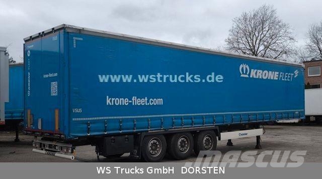 Krone SD 27 Planauflieger mit Edscha | ABS, EBS, XL Naczepy firanki