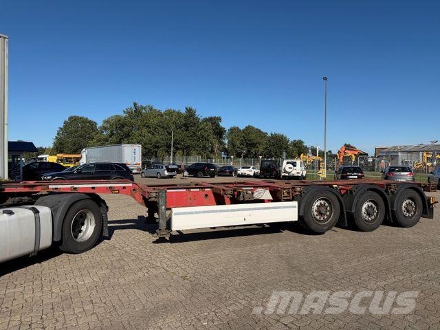Krone SD, 2x20/1x20/1x30/1x40 Fuß Container,ausziehbar Tieflader-Auflieger